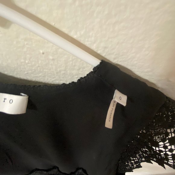 SANDRO Mini Lace Dress Size 0 (XS, waist 24-25) - Picture 6 of 6